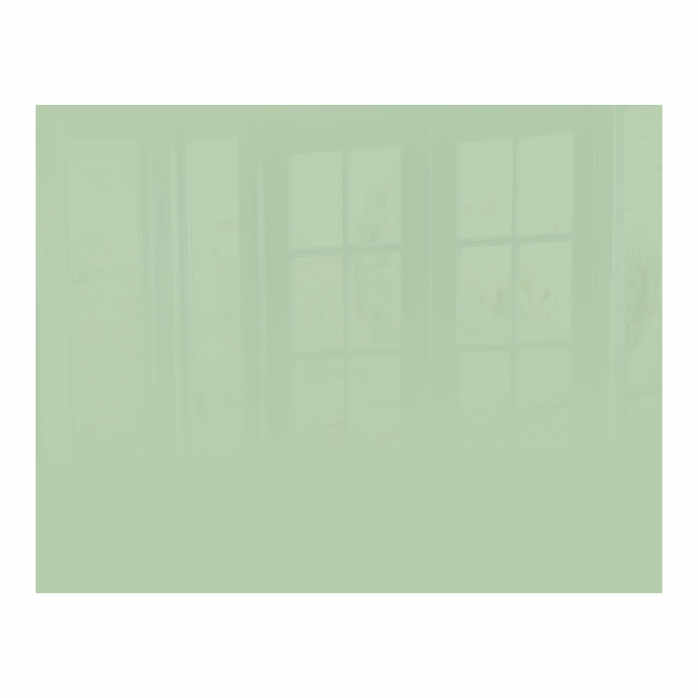 Decorative Glass Wall Tile (898 X 700 X 6mm) Pastel Green