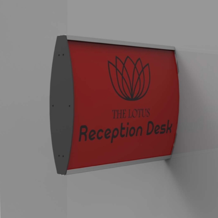 Sign Frame (420*300mm - Double Sided - Wall Mounted)