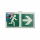 Photoluminescent 190MM Safety Sign - E1-Running Man+Arrow Right