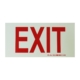 Photoluminescent 190MM Safety Sign - E6-Exit