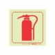PHOTOLUMINESCENT 190MM SAFETY SIGN - F28-FIRE EXTINGUISHER