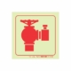 PHOTOLUMINESCENT 190MM SAFETY SIGN - F30-FIRE HYDRANT