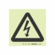 PHOTOLUMINESCENT 190MM SAFETY SIGN - F33-DANGER ELECTRIC SIGN
