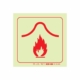 PHOTOLUMINESCENT 190MM SAFETY SIGN - F35-FIRE BLANKET