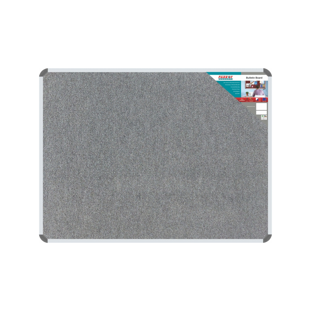 Bulletin Board Ribbed Aluminium Frame (600x450mm - Laurel)