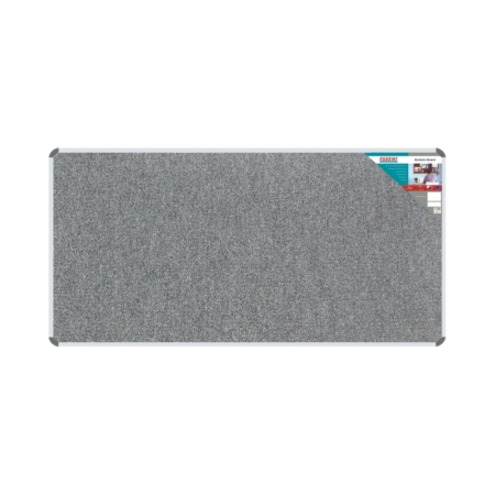 Bulletin Board Ribbed Aluminium Frame (1800x900mm - Laurel)