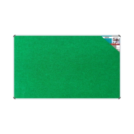 Bulletin Board Ribbed Aluminium Frame (2000x1200mm - Palm)