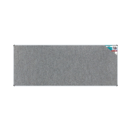 Bulletin Board Ribbed Aluminium Frame (3000x1200mm - Laurel)