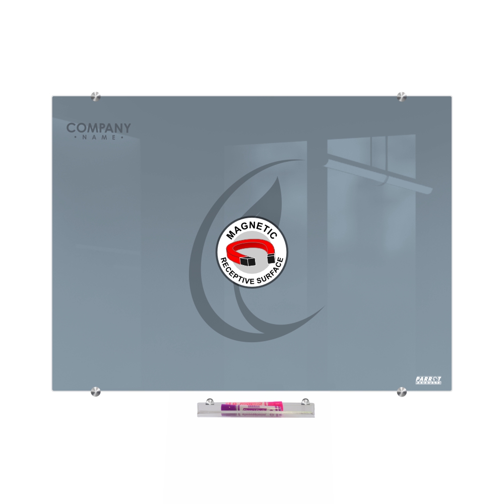 Glass Board Designer Series Magnetic Custom Printed (900x600mm)