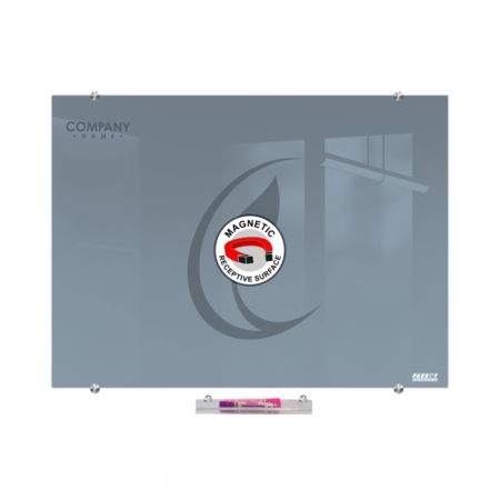 Glass Board Designer Series Magnetic Custom Printed (1200x1200mm)