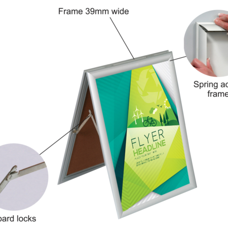 A-Frame Poster Frame (Sandwich A2)