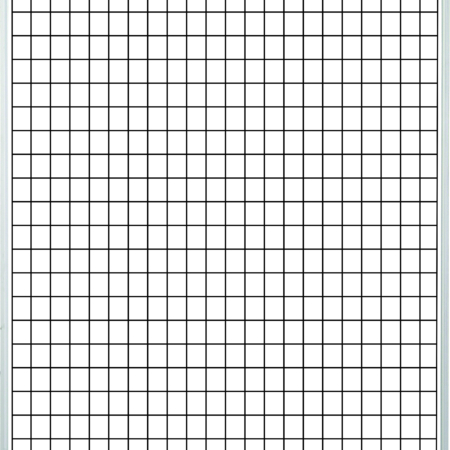 Educational Board Magnetic Whiteboard (1220*920 - White Squares - Side Panel - Option A)