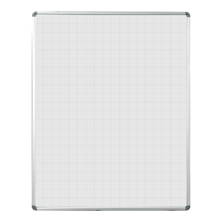 Educational Board Magnetic Whiteboard (1220*920 - Grey Squares - Side Panel - Option A)