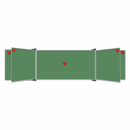 Educational Board Magnetic Chalkboard (1220*1220 - Side Panel - Option A)