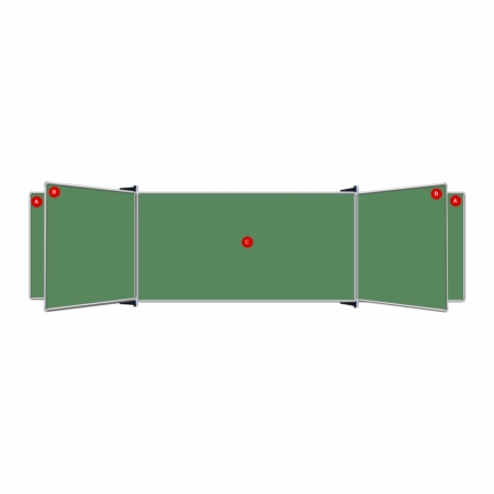 Educational Board Non-Magnetic Chalkboard (2420*1220 - Centre Panel - Option C)
