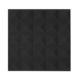 Acoustic Panel Pyramidfoam 500x500mm Black