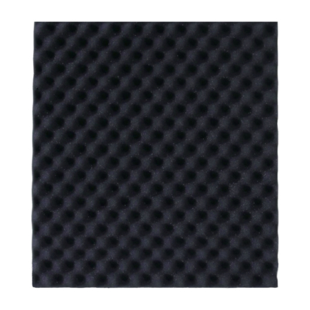 Acoustic Panel Convoluted 500mmx500mm Black