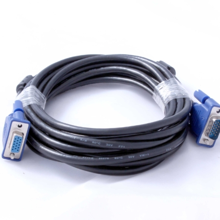 Cable - 15 Pin Male To Female VGA (5M)