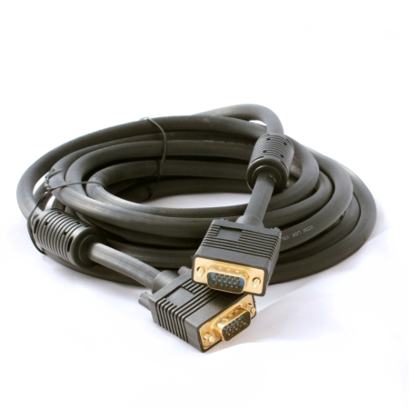 Cable - 15 Pin Male To Male VGA 5M Fly Lead