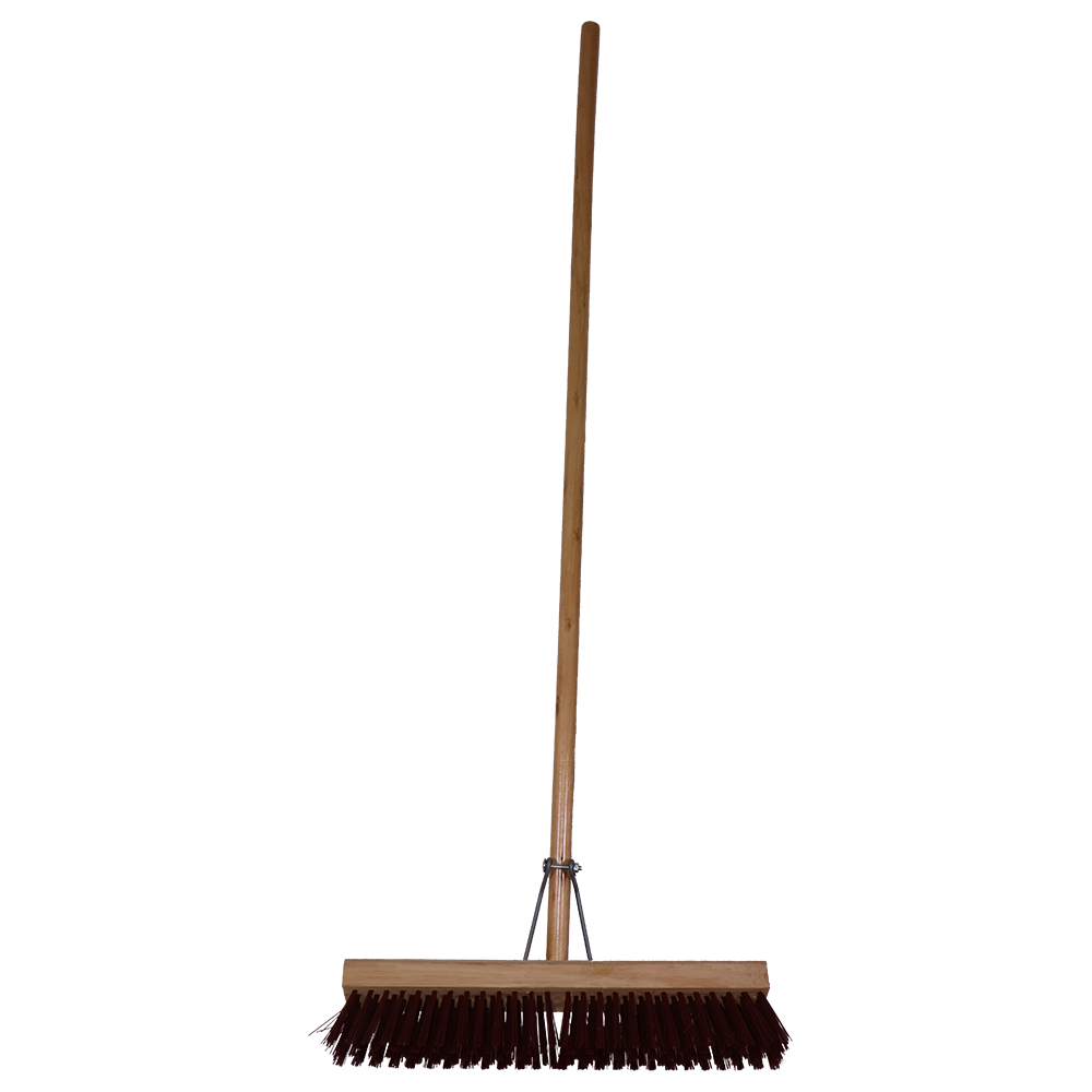 Janitorial Platform Broom Brown 450mm (18")