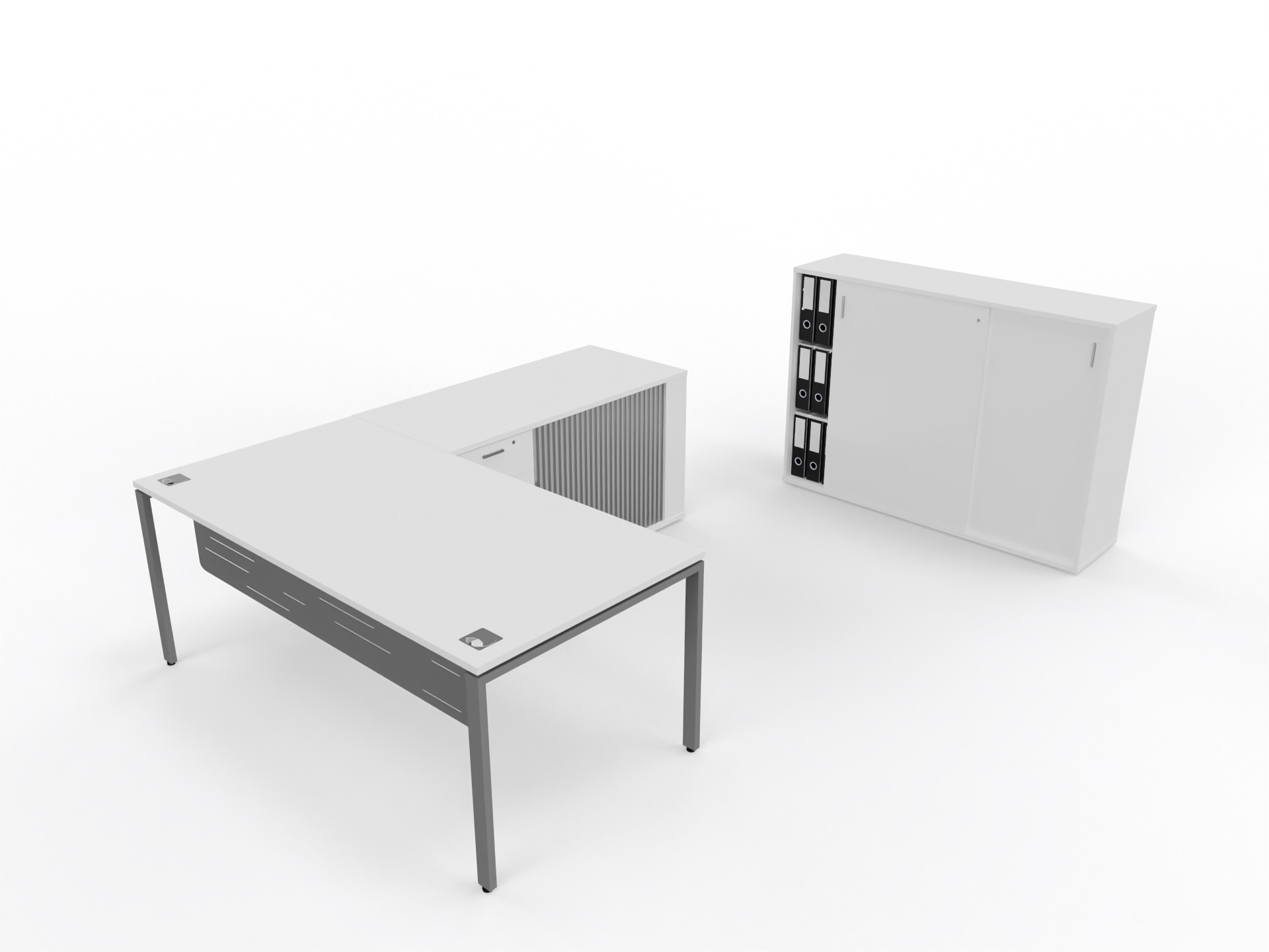 Evolution executive desk with pedenza - Image 4