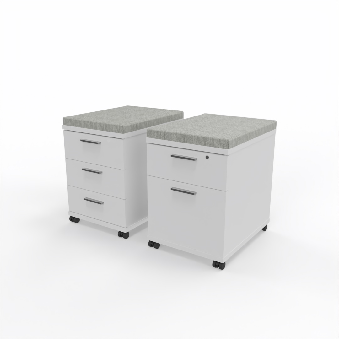 Mobile Pedestal with Cushion